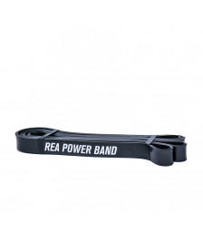 Rea Power Band Λάστιχο γυμναστικής 23-34 kg [208cm x 2.2cm x 4.5mm] - Μαύρο