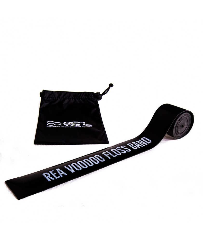 Rea Floss Band Λάστιχο γυμναστικής Extreme [208cm x 5cm x 1.5mm] - Μαύρο