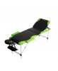 Rea Massage κρεβάτι μασάζ 186x60cm/15kg - Μαύρο/Λαχανί
