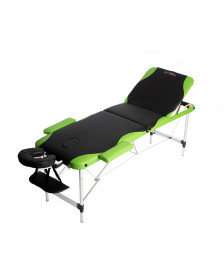 Rea Massage κρεβάτι μασάζ 186x60cm/15kg - Μαύρο/Λαχανί