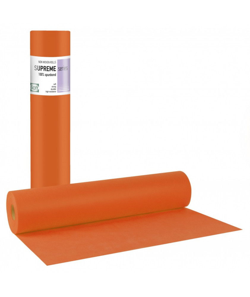 Εξεταστικό Ρολό Non woven Πορτοκαλί 20gr Supreme plus